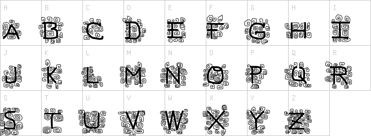 Uppercase characters