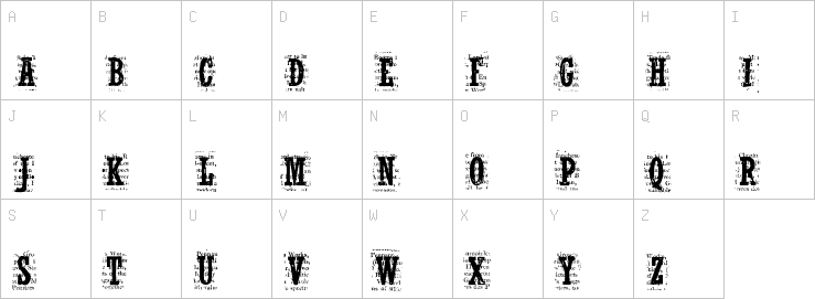 Uppercase characters