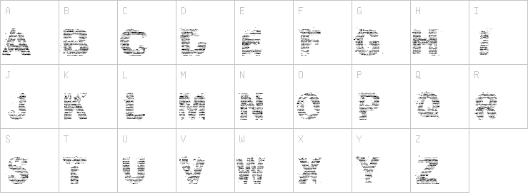 Uppercase characters