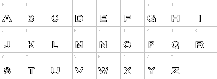 Uppercase characters