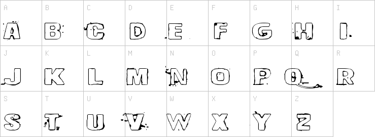 Uppercase characters