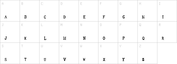 Uppercase characters