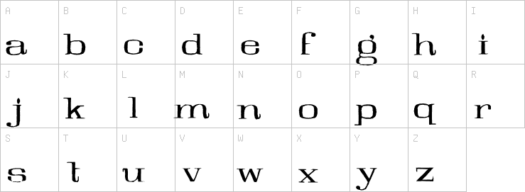 Uppercase characters