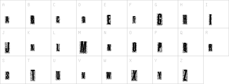 Uppercase characters