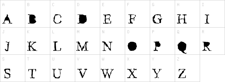 Uppercase characters