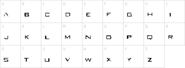 Uppercase characters