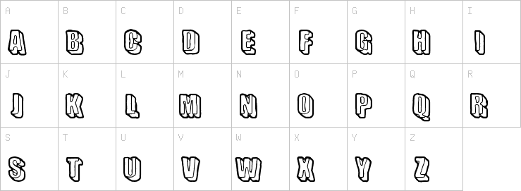 Uppercase characters