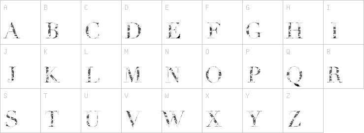 Uppercase characters