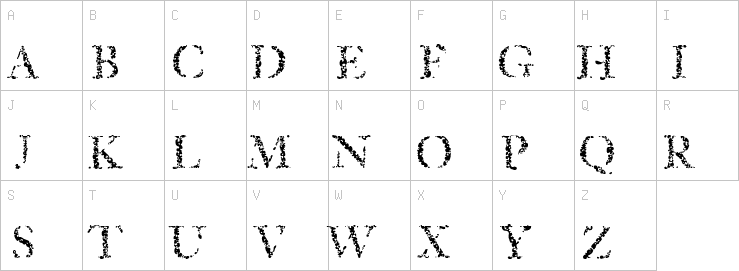 Uppercase characters