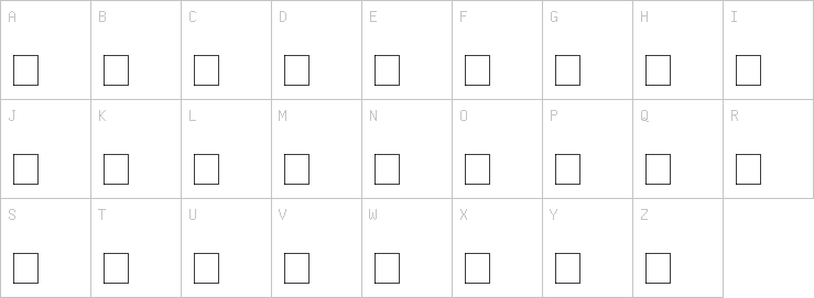 Uppercase characters