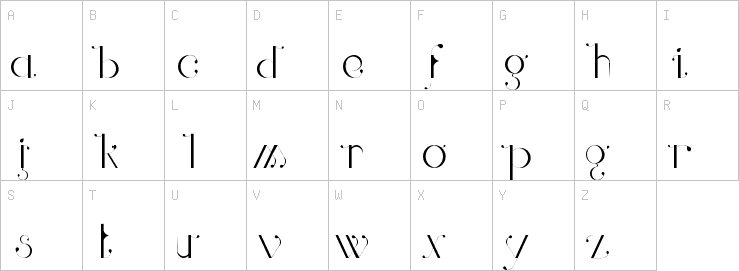 Uppercase characters