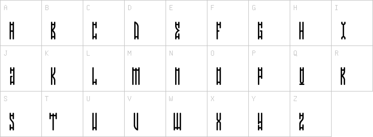 Uppercase characters