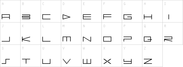 Uppercase characters