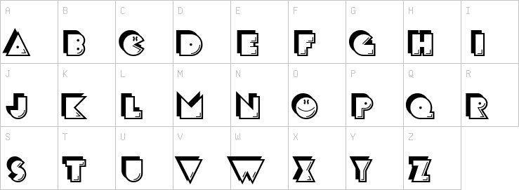 Uppercase characters