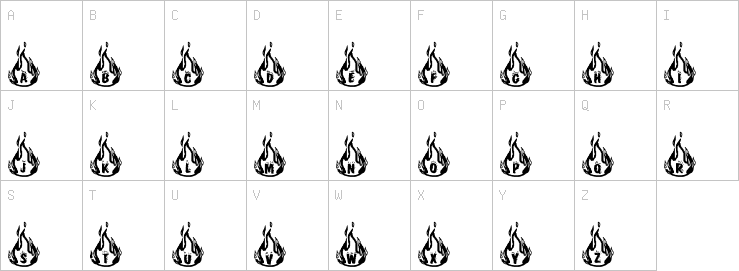 Uppercase characters