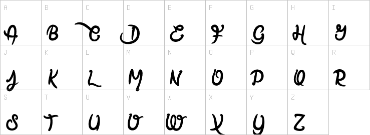 Uppercase characters