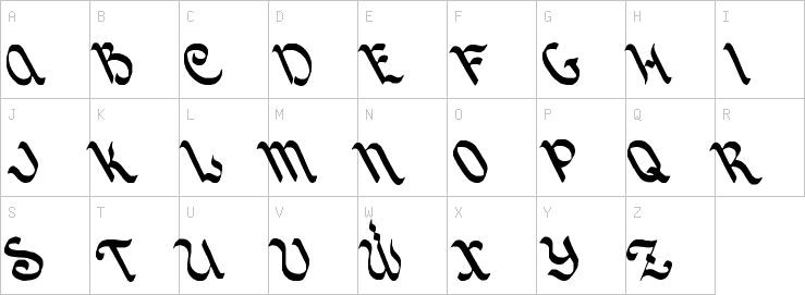 Uppercase characters