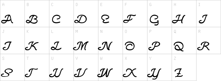 Uppercase characters