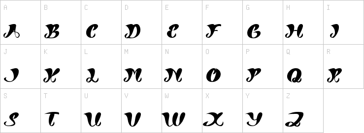 Uppercase characters