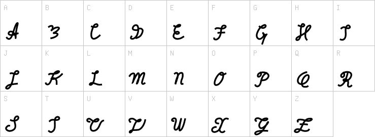 Uppercase characters