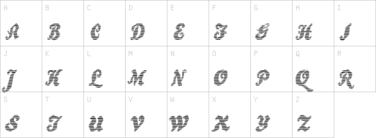 Uppercase characters