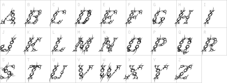 Uppercase characters