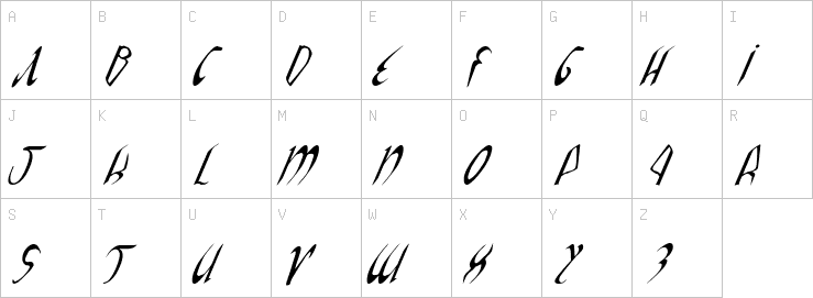 Uppercase characters