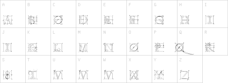 Uppercase characters