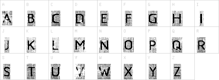 Uppercase characters