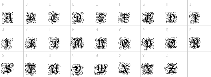 Uppercase characters