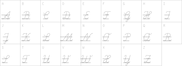 Uppercase characters