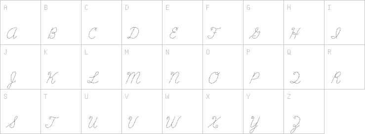 Uppercase characters