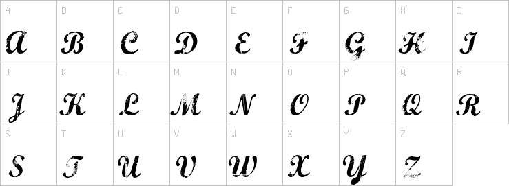 Uppercase characters