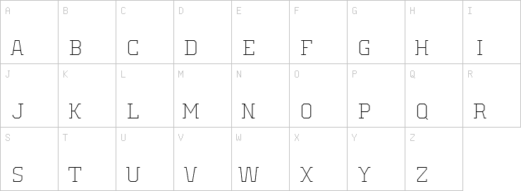 Uppercase characters