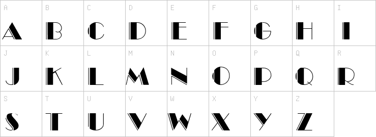 Uppercase characters