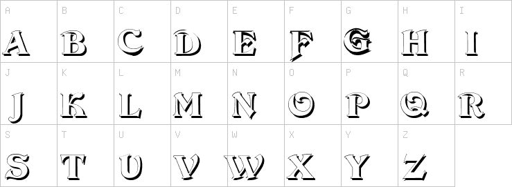 Uppercase characters