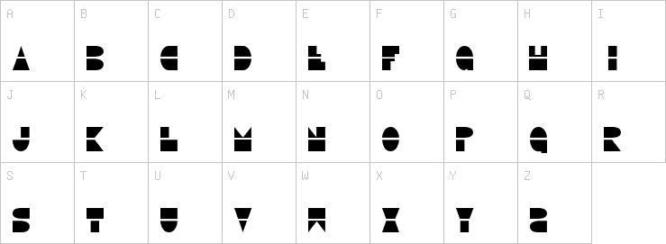 Uppercase characters