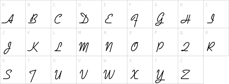 Uppercase characters