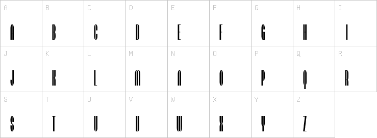 Uppercase characters