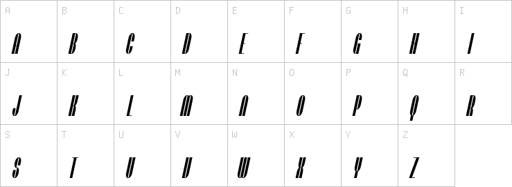 Uppercase characters