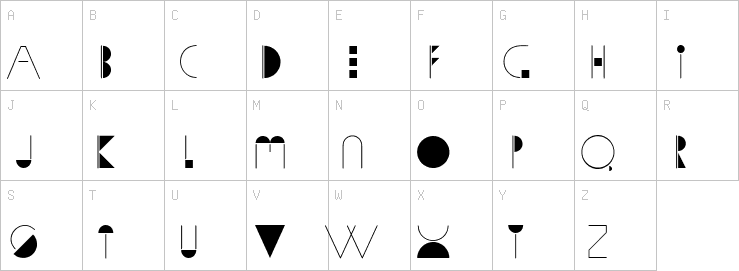 Uppercase characters