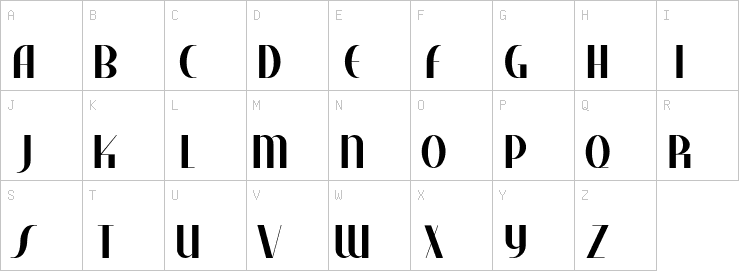 Uppercase characters