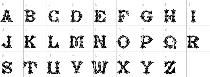 Uppercase characters