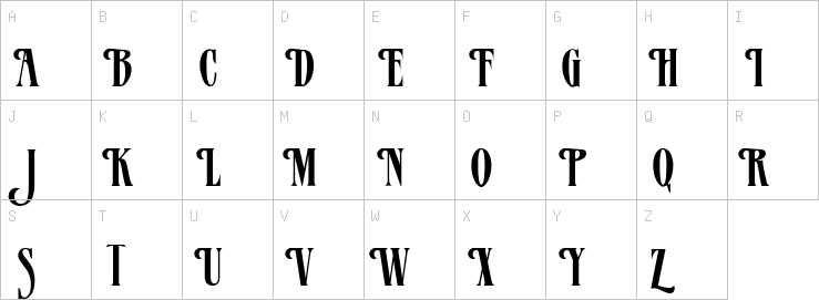 Uppercase characters