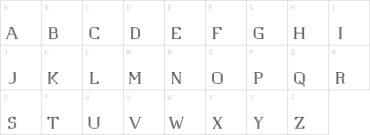 Uppercase characters