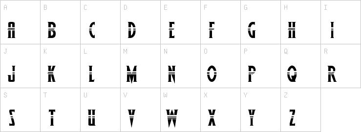 Uppercase characters