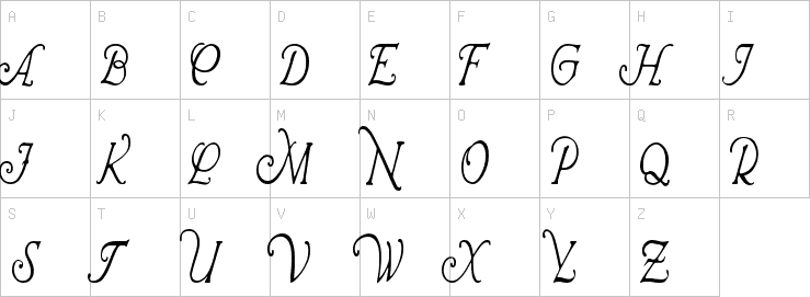 Uppercase characters