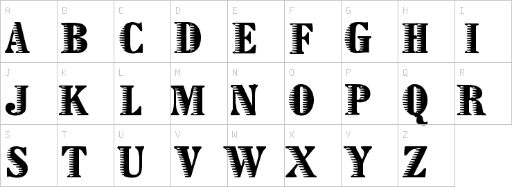 Uppercase characters