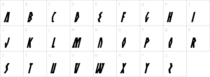 Uppercase characters