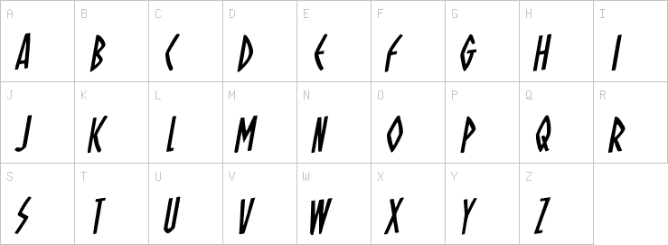 Uppercase characters